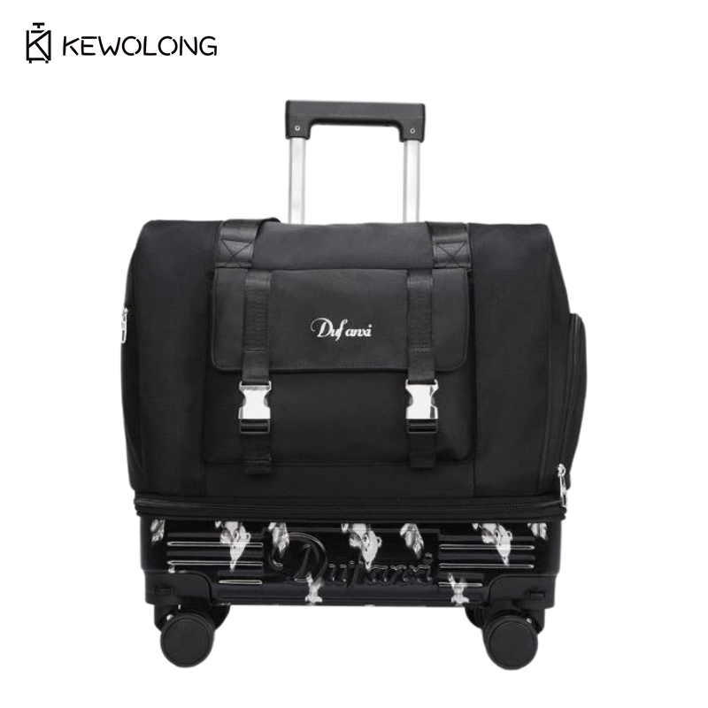 Foldable Rolling Luggage Bag - Oxford Fabric Foldable Carry On Luggage,
