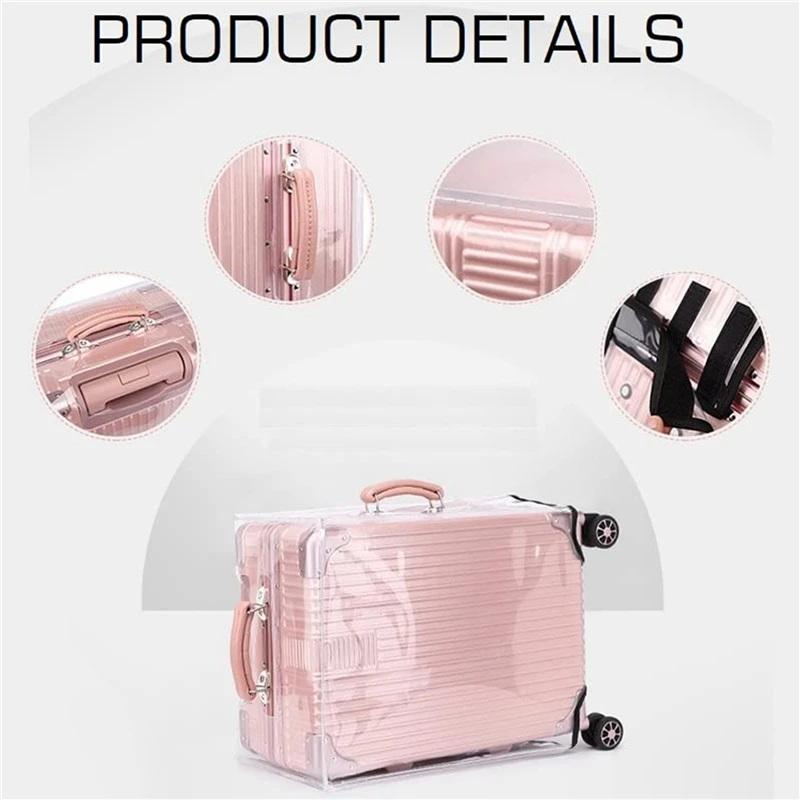 1Pc Clear PVC Suitcase Protect - Luggage Protective Cover Transparent 评论和价格