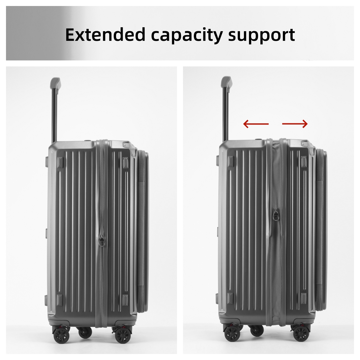  Large Capacity Expandable Su - Expandable Hard Shell Luggage Set 评论和价格