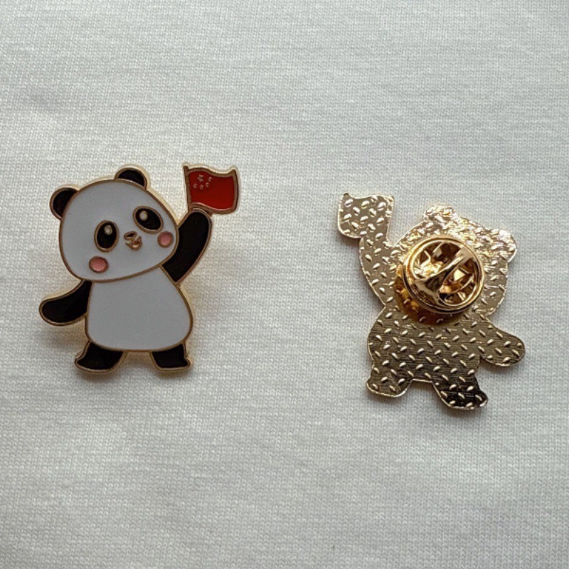 6pcs Cartoon China Panda Badge - Backpacks 评论和价格