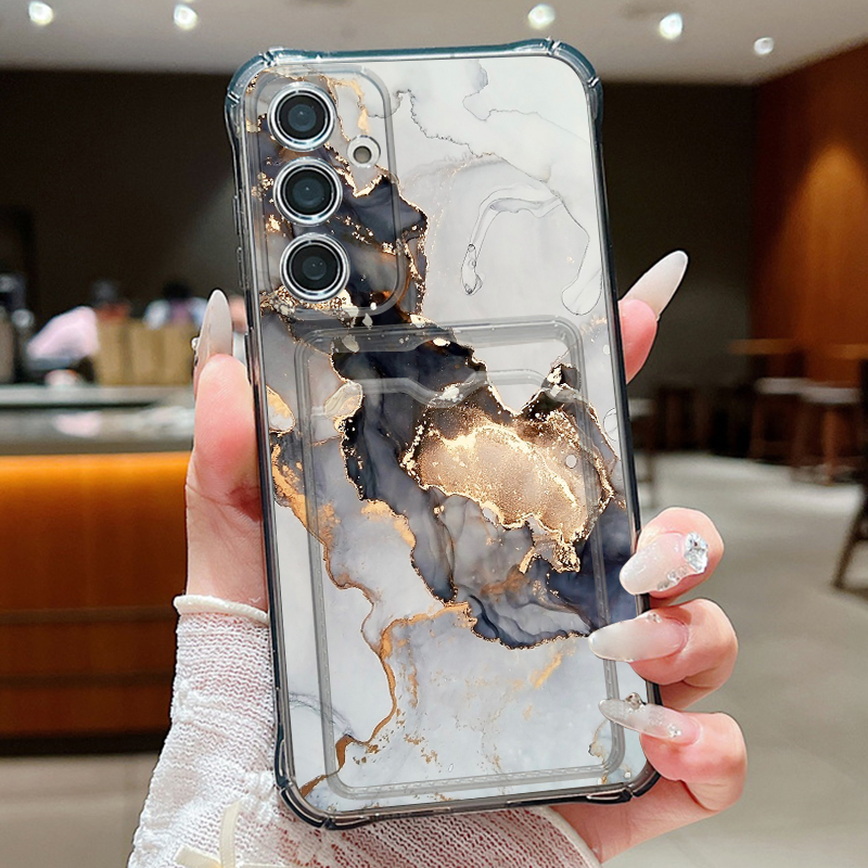 Retro Marble Pattern Wallet Ca - Wallets 评论和价格