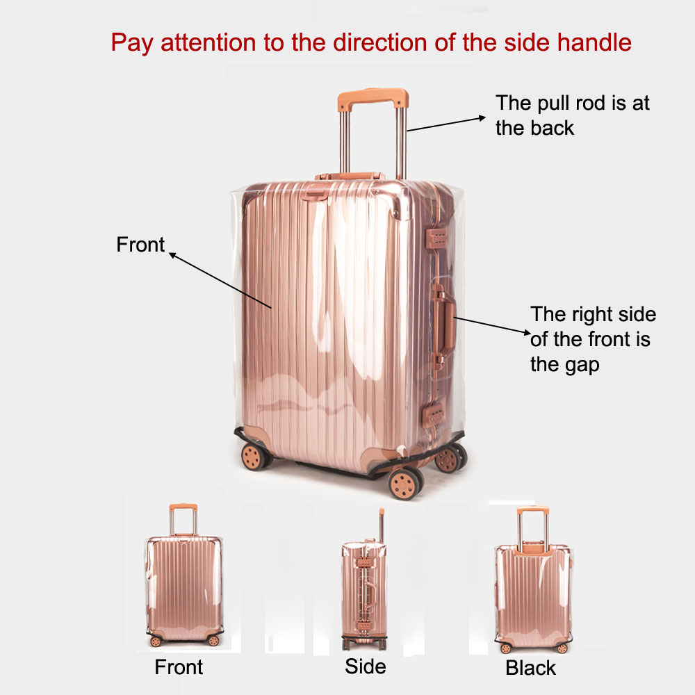 Transparent PVC Luggage Cover  - Luggage Protective Cover Transparent 评论和价格