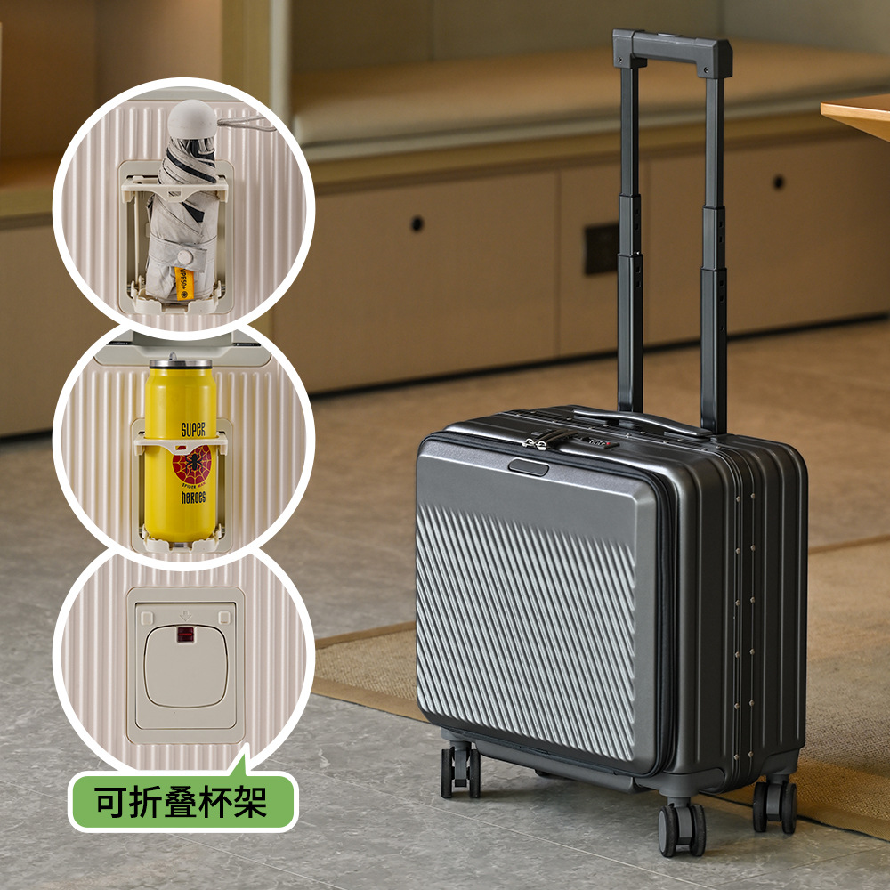 18 Front Opening Carry On Suit - Aluminum Frame Carry On Luggage 评论和价格