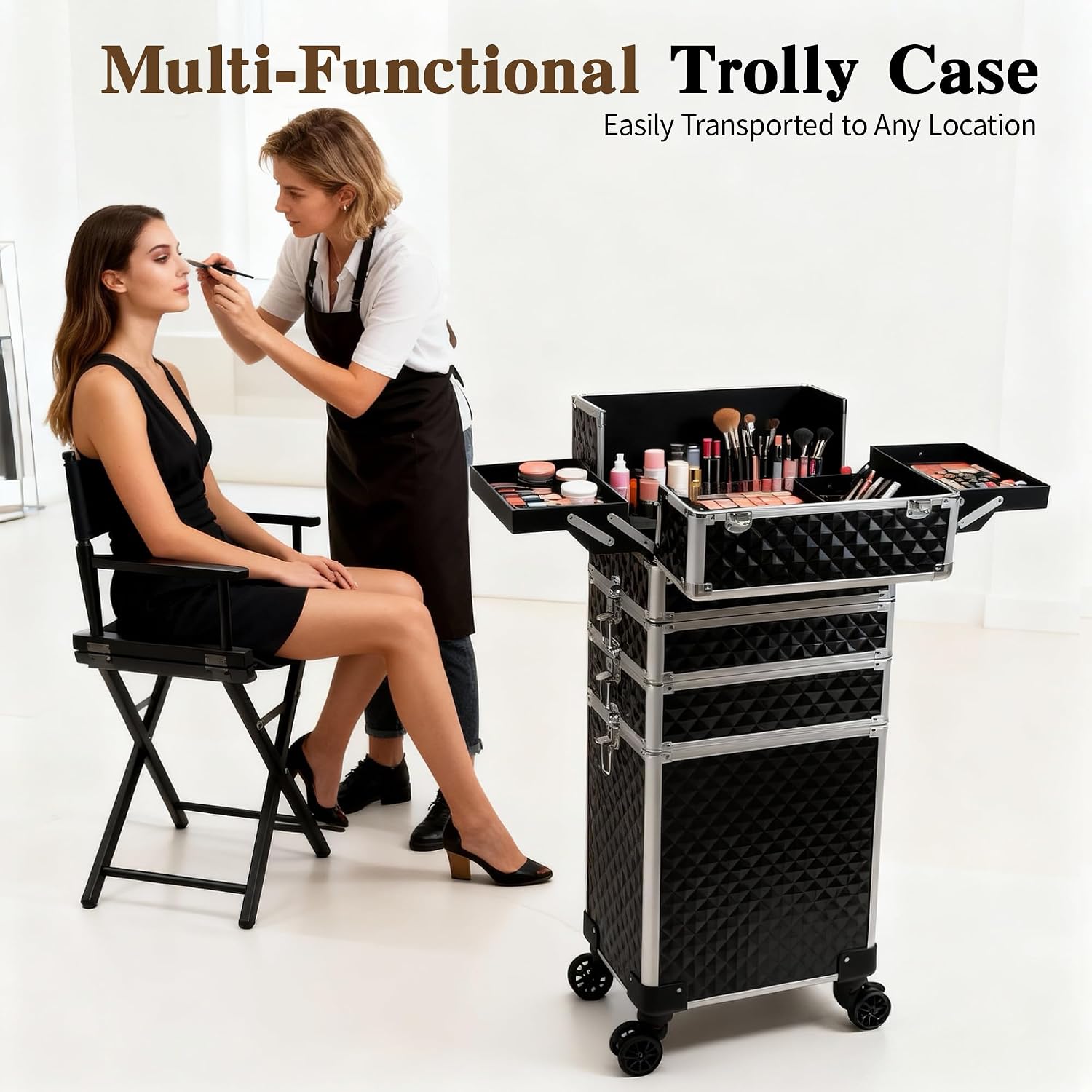 Rolling Makeup Train Case, Cos - Luggage 评论和价格