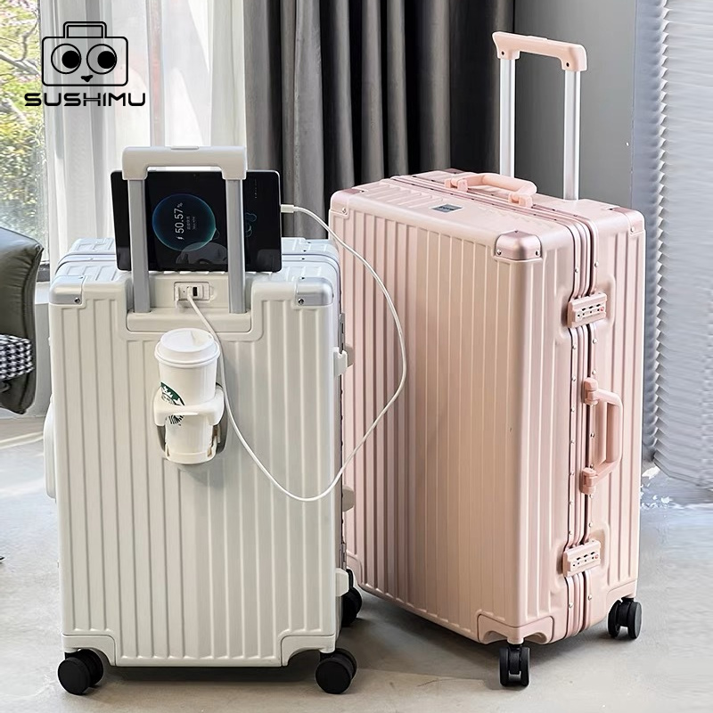 SUSHIMU Carry On Luggage with  - Spinner Wheel Rolling Suitcase 20 Inch 评论和价格