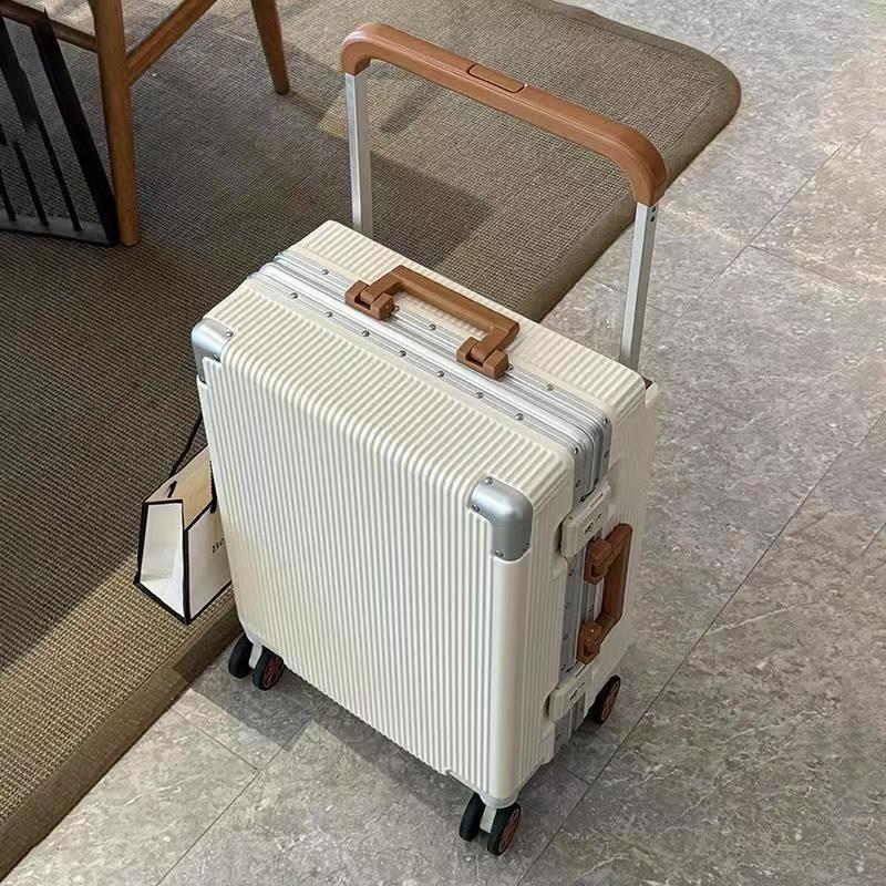 New Wide Trolley Case Luggage  - Aluminum Frame Carry On Luggage 评论和价格