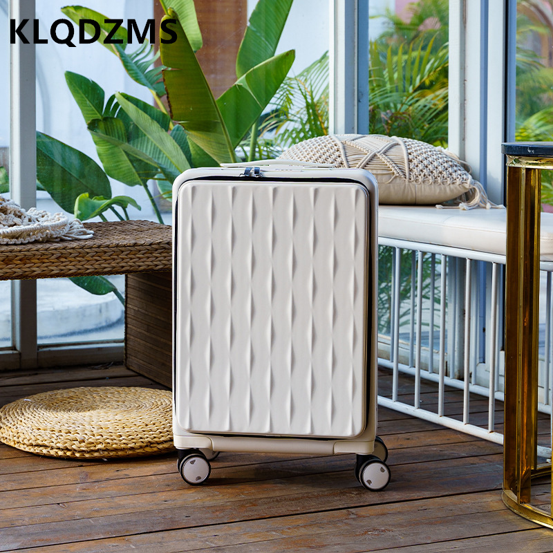 KLQDZMS Travel Luggage Front O - Front Opening Laptop Luggage 24 Inch 评论和价格