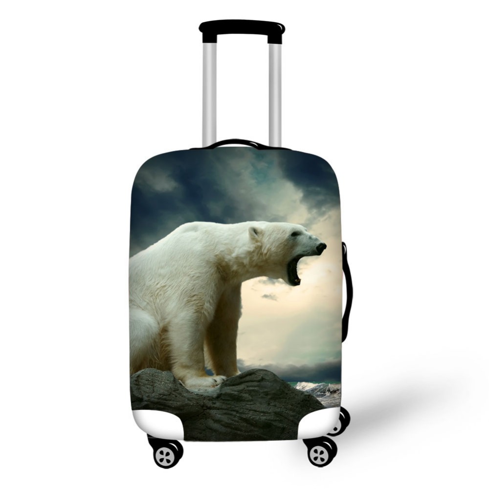Animal polar bear luggage prot - Waterproof Suitcase Cover Protector 评论和价格