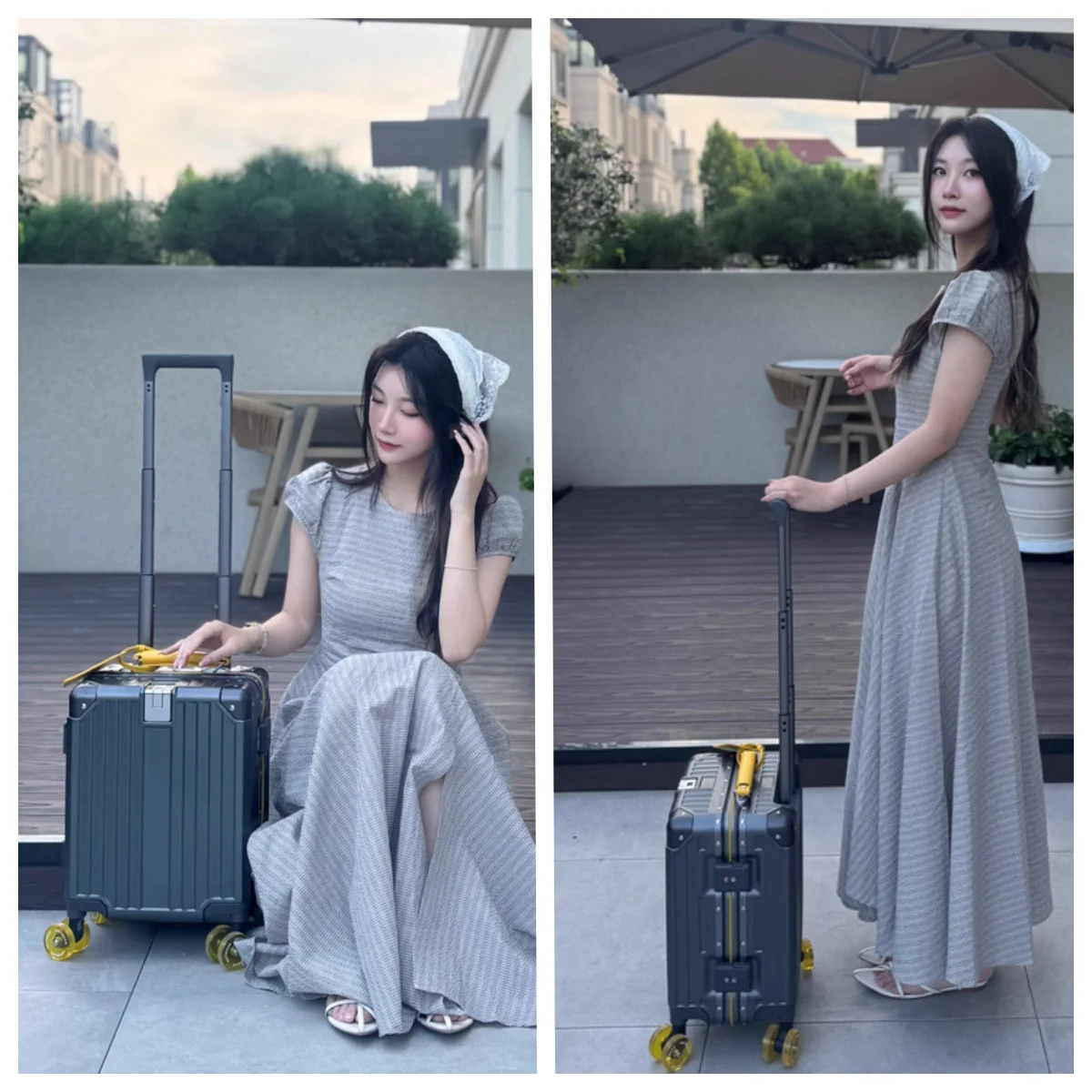 14‘’ Rolling Luggage Lightweig - Aluminum Frame Carry On Luggage 评论和价格