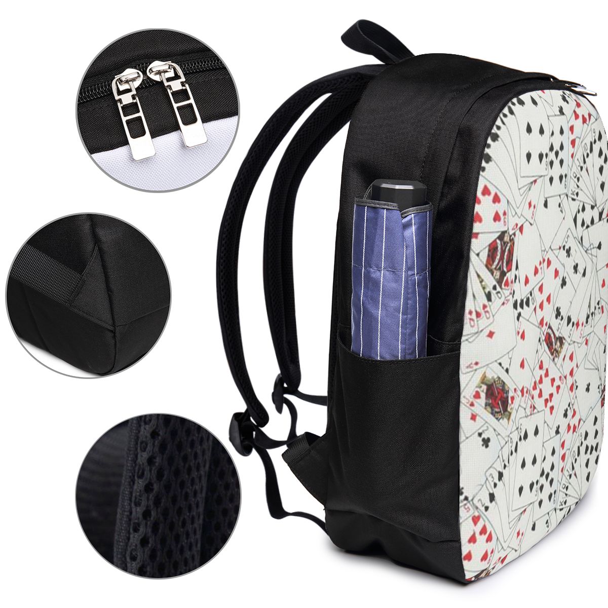 Playing Cards Poker Print Back - Backpacks 评论和价格