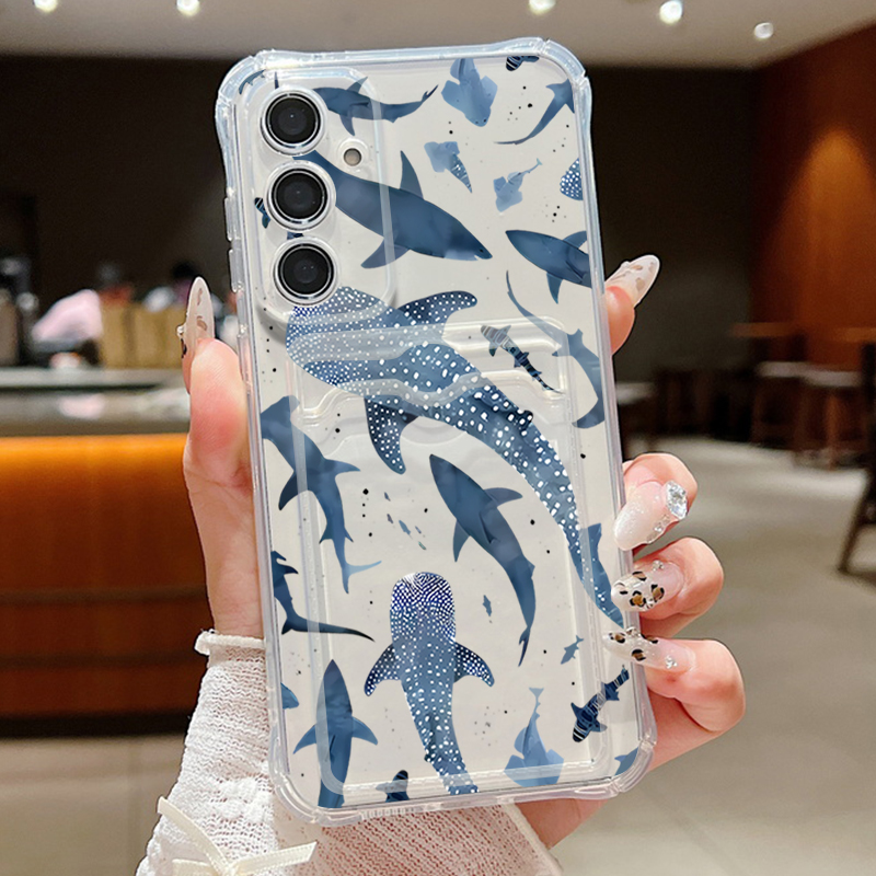 Ocean Shark Whale Phone Case F - Wallets 评论和价格