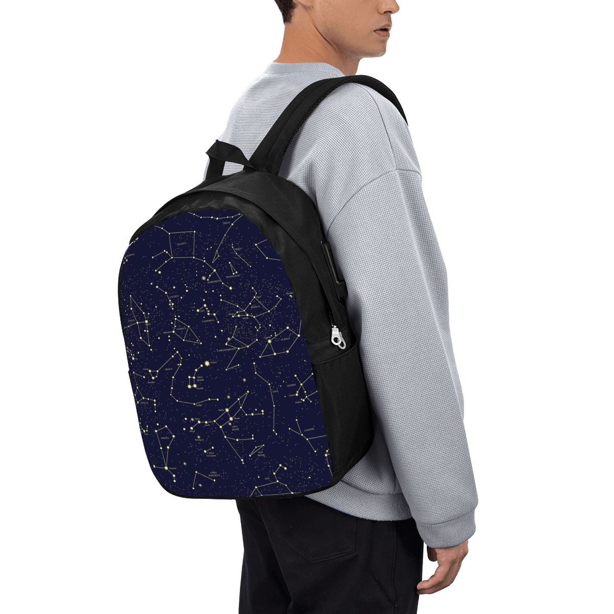 Night Sky Golden Celestial Sta - Backpacks 评论和价格