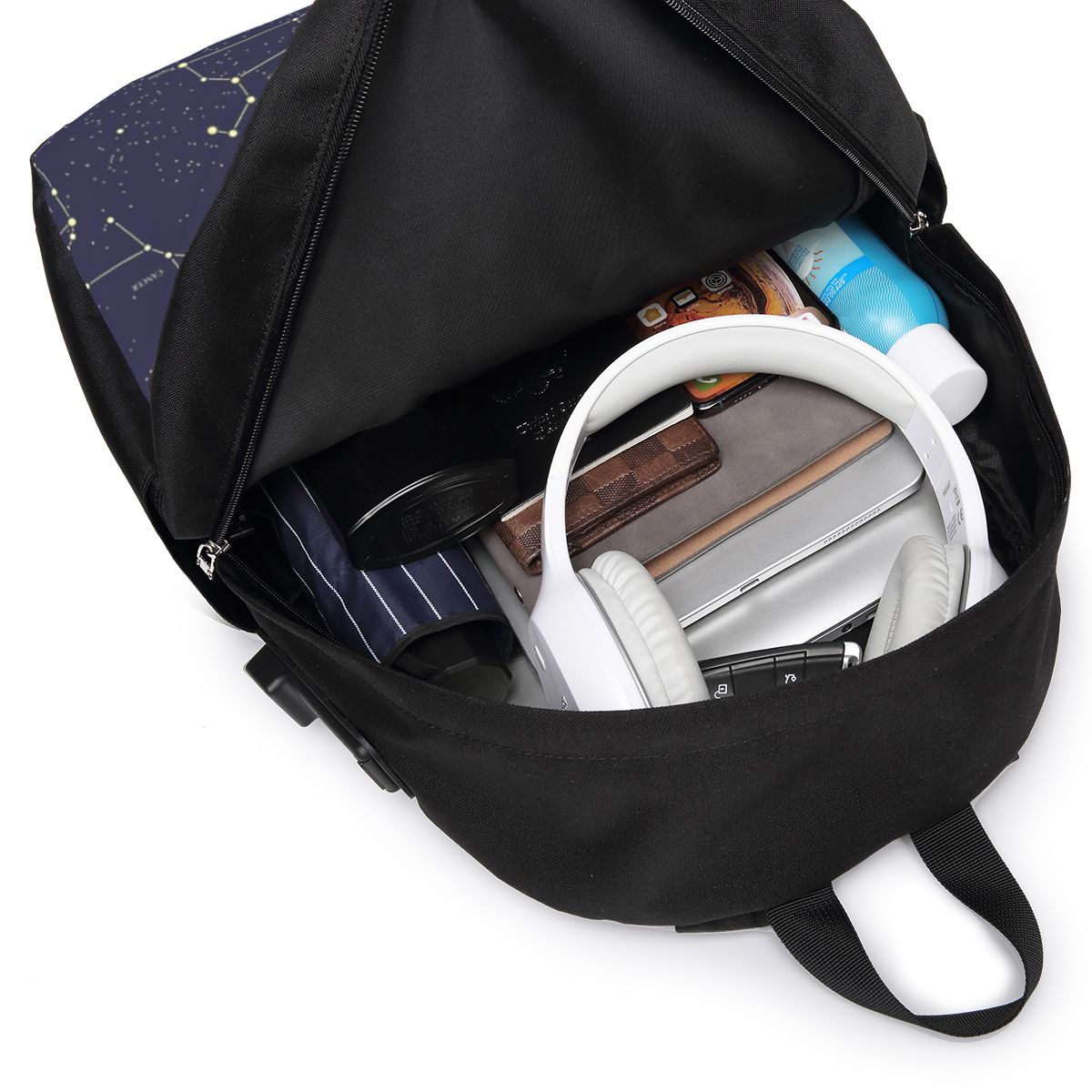 Night Sky Golden Celestial Sta - Backpacks 评论和价格
