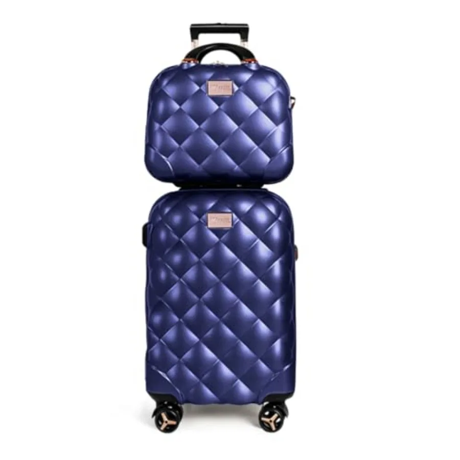 2-Piece Set 14/20in Carry On L - Expandable Hard Shell Luggage Set 评论和价格