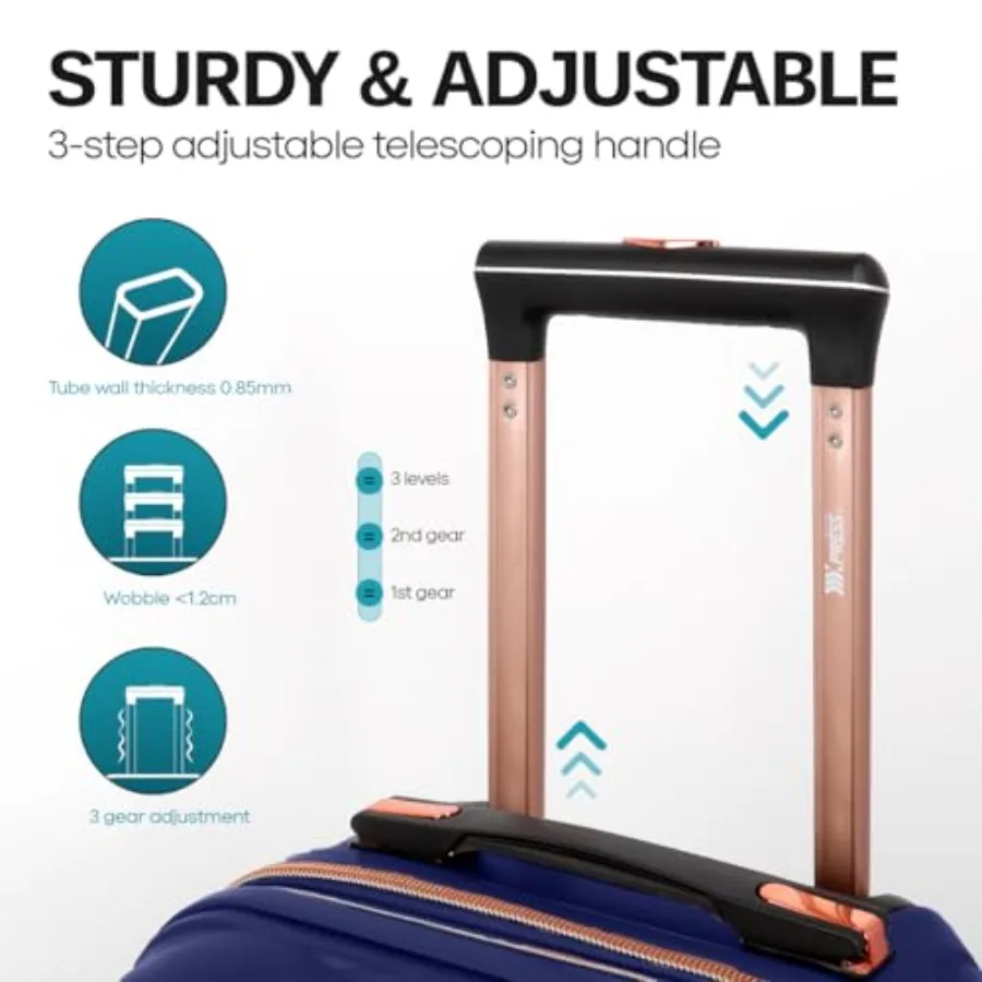2-Piece Set 14/20in Carry On L - Expandable Hard Shell Luggage Set 评论和价格