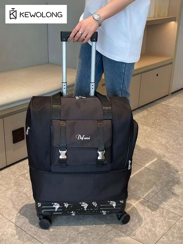 Oxford Fabric Foldable Carry O - Foldable Rolling Luggage Bag 评论和价格