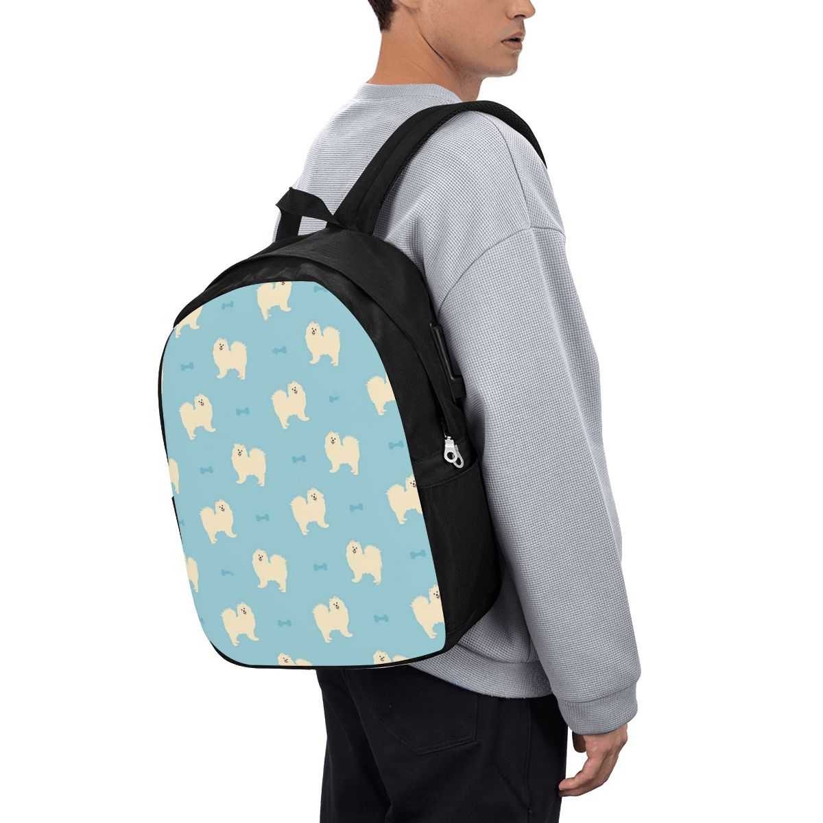 Samoyed Dog Backpack Travel No - Backpacks 评论和价格