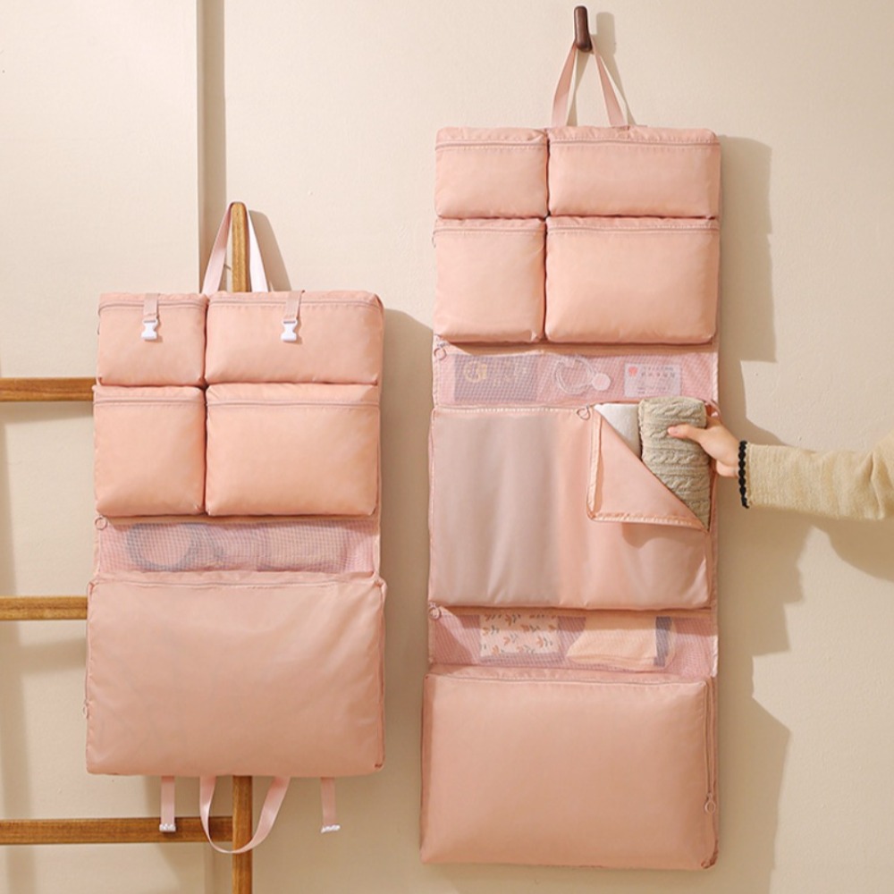 New Multi-Compartment Hanging  - Foldable Rolling Luggage Bag 评论和价格