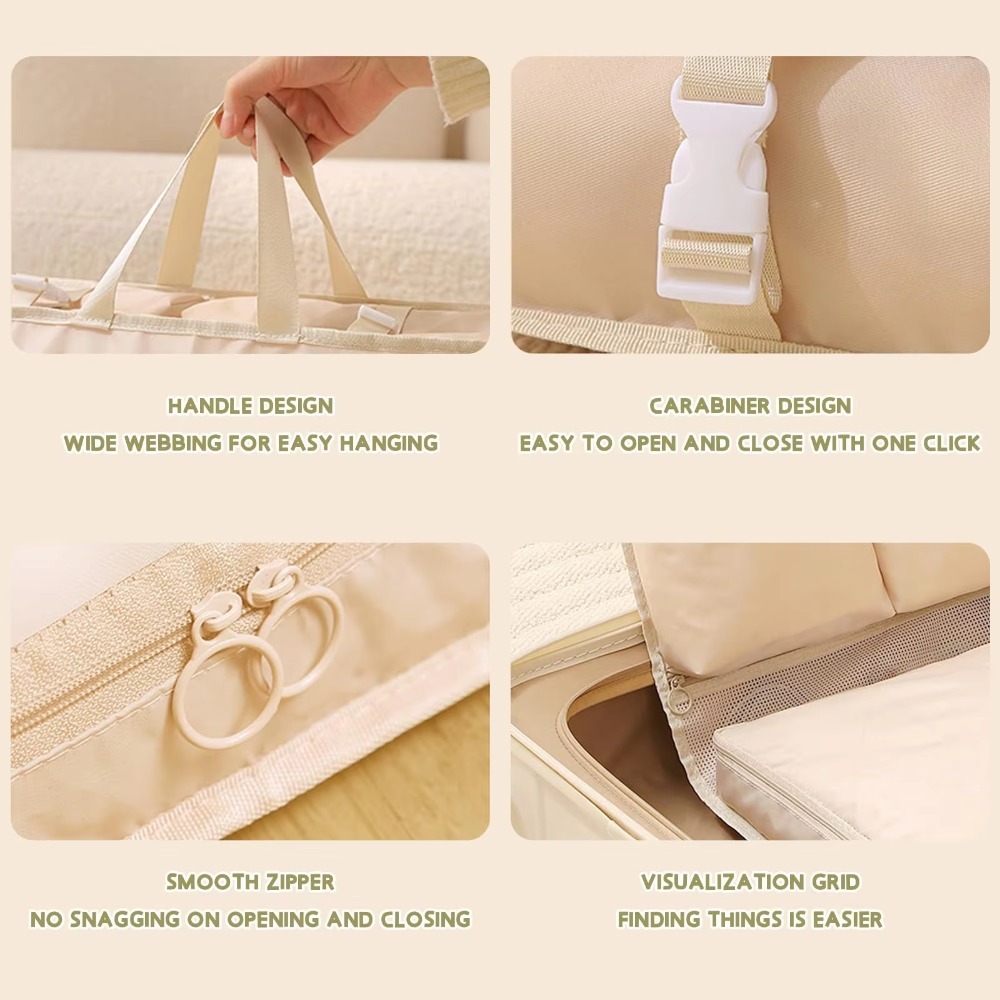 New Multi-Compartment Hanging  - Foldable Rolling Luggage Bag 评论和价格