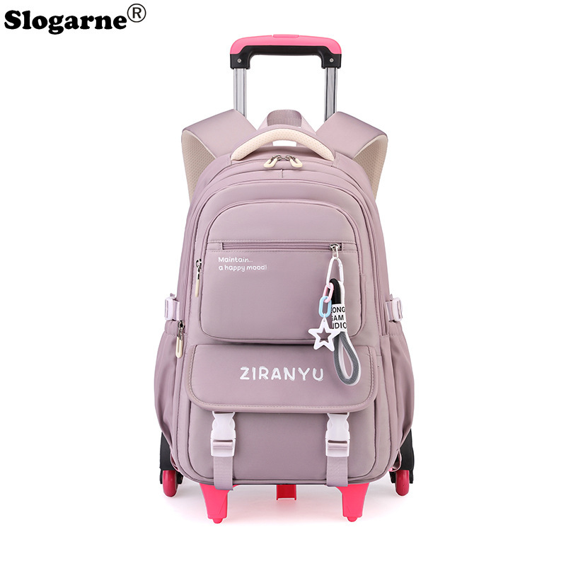 Students Trolley Backpack Kids - Foldable Rolling Luggage Bag 评论和价格