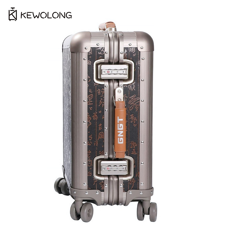 Full Aluminum Magnesium Alloy  - Spinner Wheel Rolling Suitcase 20 Inch 评论和价格