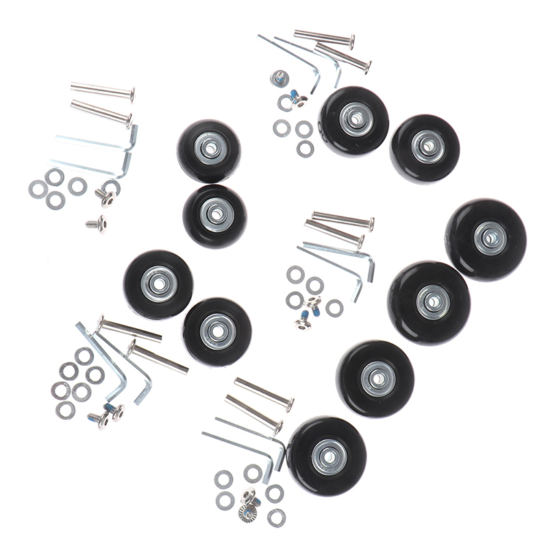 1Set OD 40-54mm Suitcase Parts - Silent Replacement Luggage Wheels 评论和价格