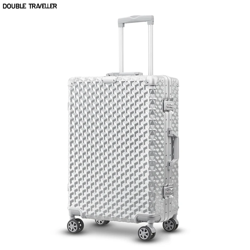 New Travel suitcase,password b - Aluminum Frame Carry On Luggage 评论和价格