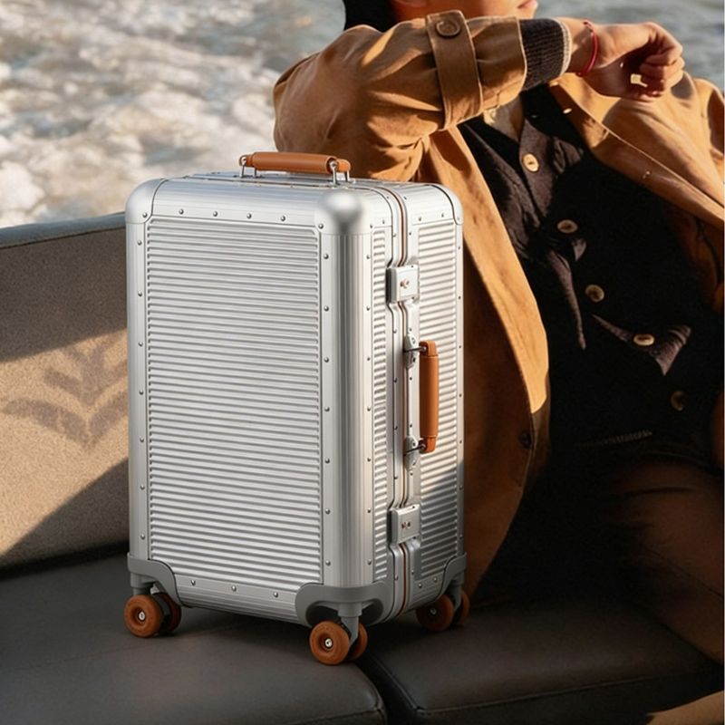Large fashion aluminum-frame t - Aluminum Frame Carry On Luggage 评论和价格