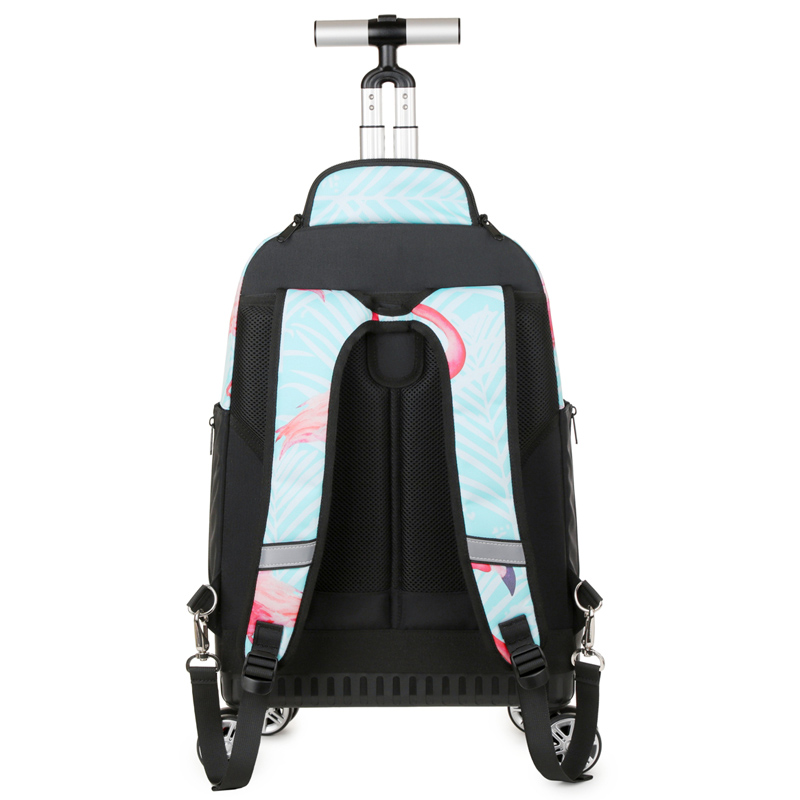 Rolling Backpack with Spinner  - Foldable Rolling Luggage Bag 评论和价格