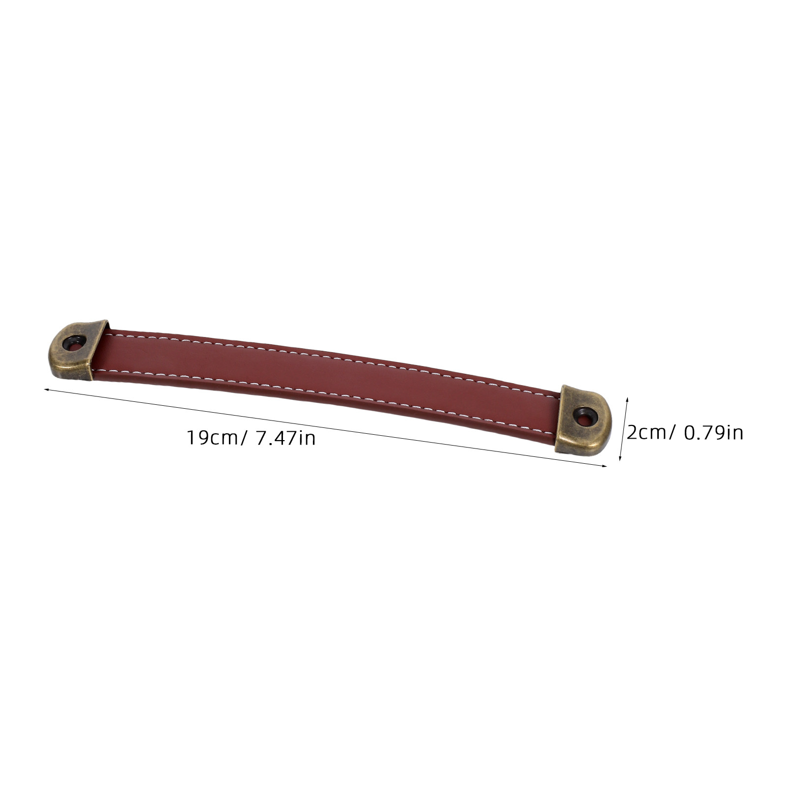 2Pcs Retro PU Furniture Handle - Retro Vintage Trunk Suitcase 评论和价格