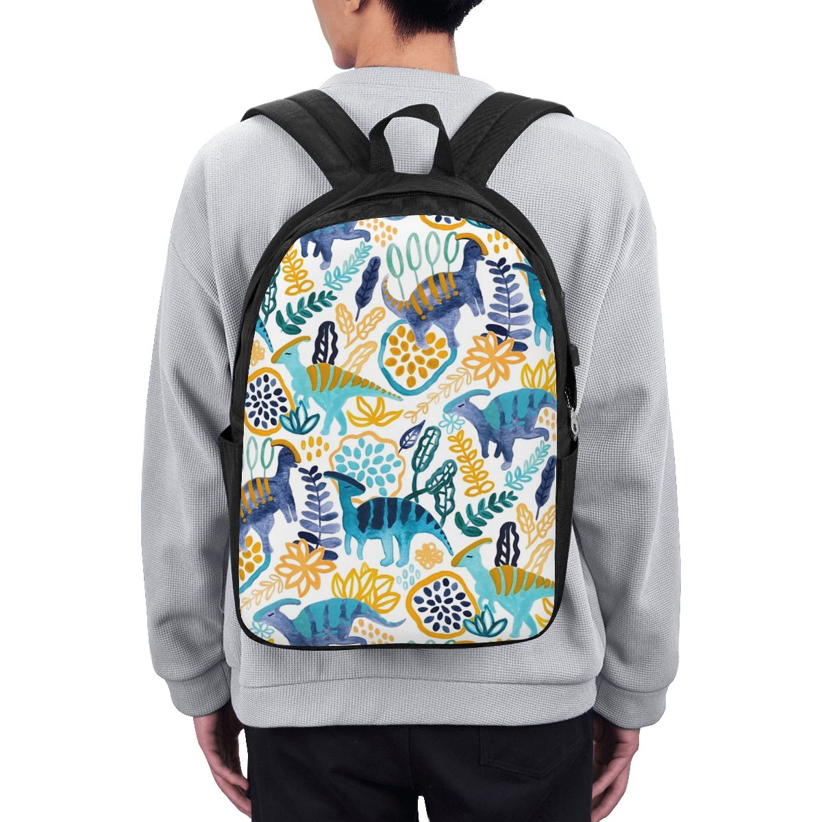 Gouache Parasaurolophuses Back - Backpacks 评论和价格