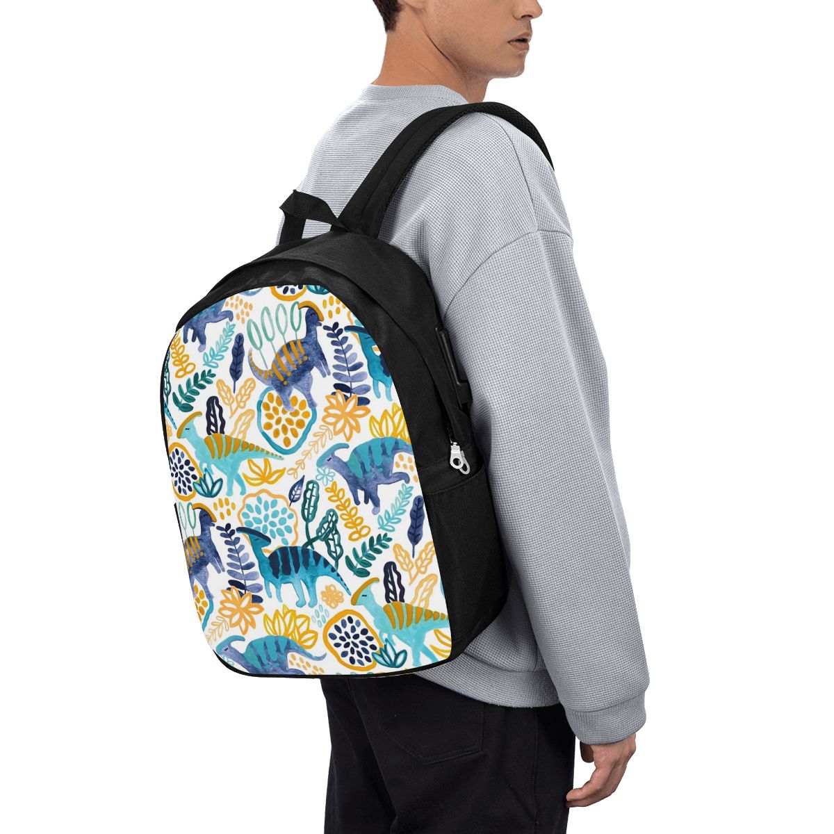 Gouache Parasaurolophuses Back - Backpacks 评论和价格