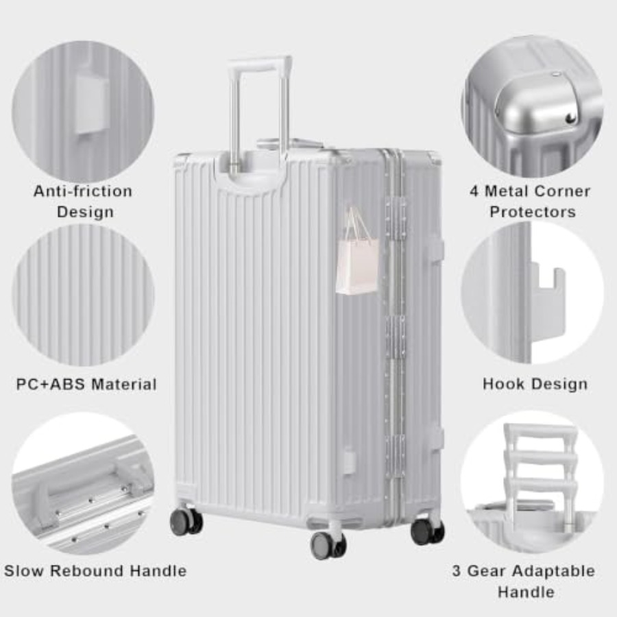 Luggage Sets 2 Pcs Aluminum Fr - Aluminum Frame Carry On Luggage 评论和价格