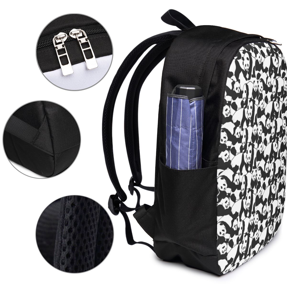 Panda Pattern Backpack Travel  - Backpacks 评论和价格