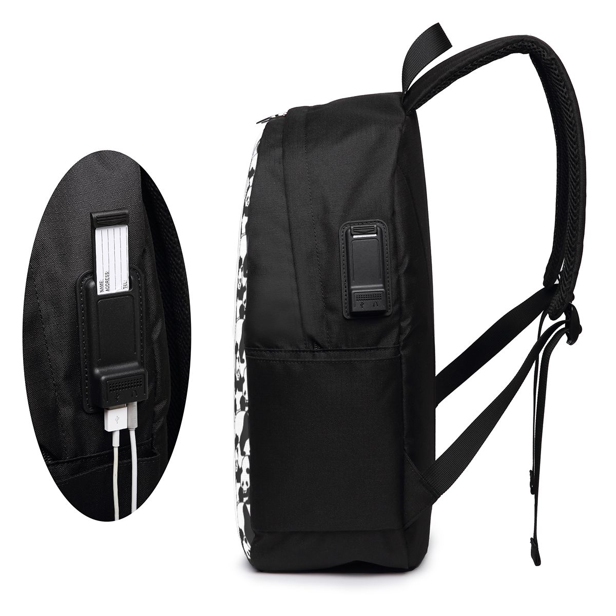 Panda Pattern Backpack Travel  - Backpacks 评论和价格