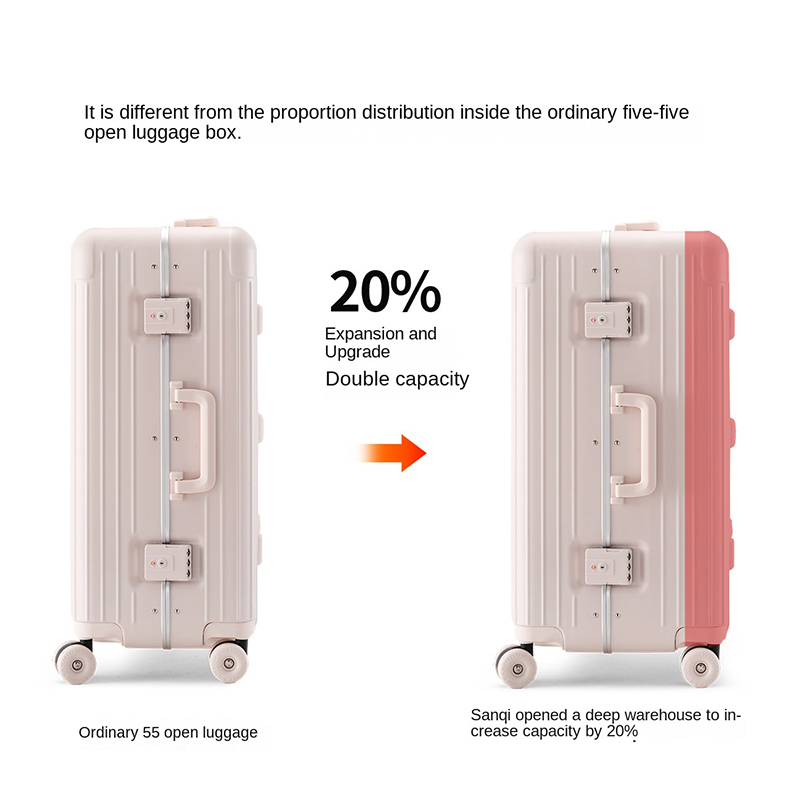 New Aluminum Frame Luggage 20' - Aluminum Frame Carry On Luggage 评论和价格